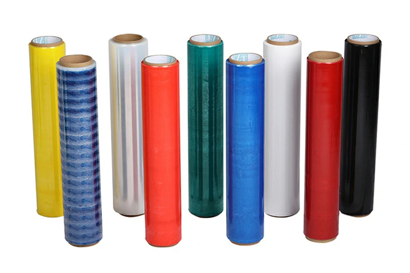 Colour stretch film
